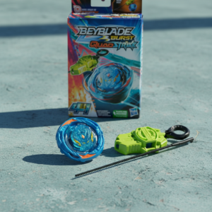 Kit inicial Beyblade Burst QuadStrike Whirl Knight K8