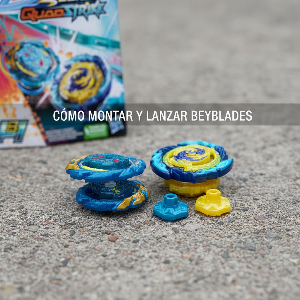 Cómo montarlas y lanzarlas para duelos en Beystadium