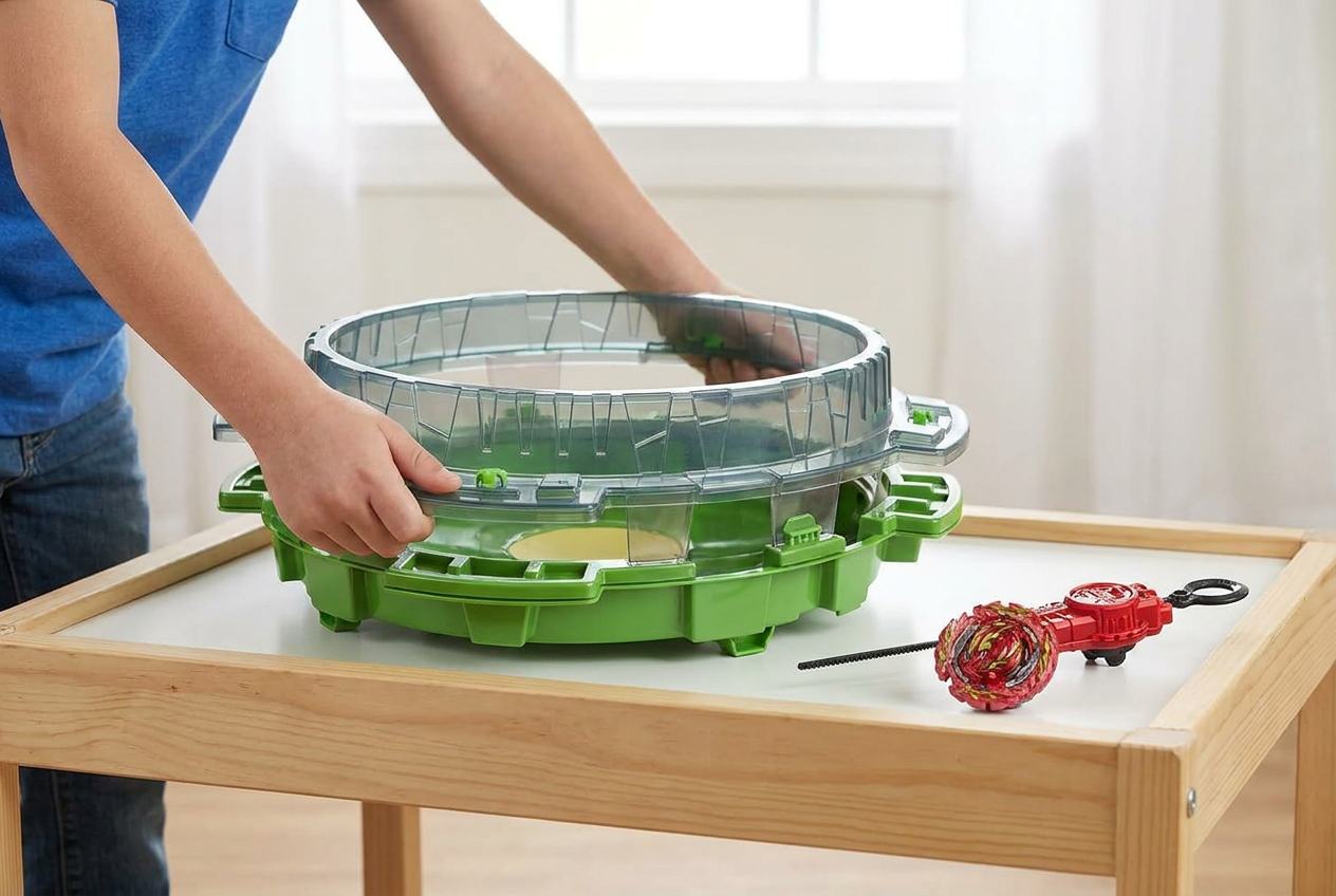 Prepara el estadio Beyblade