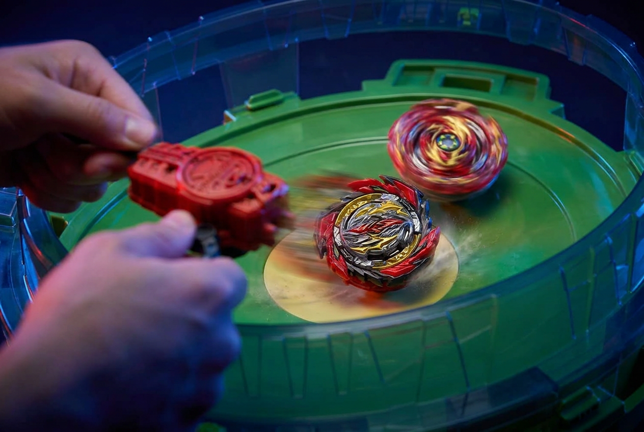 Lanza con fuerza Beyblade