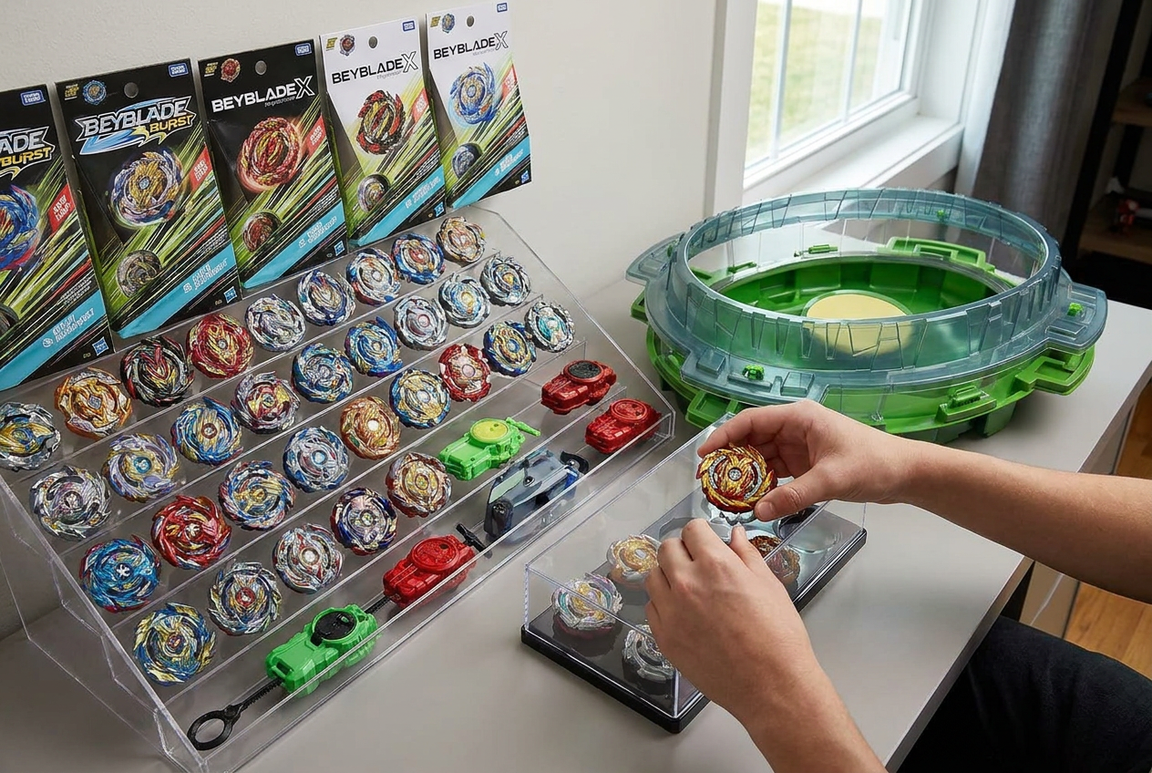 Suma nuevos tops Beyblade