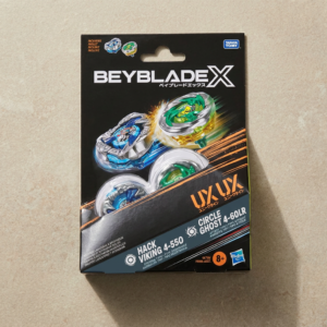 Pack doble Beyblade X: Circle Ghost y Hack Viking